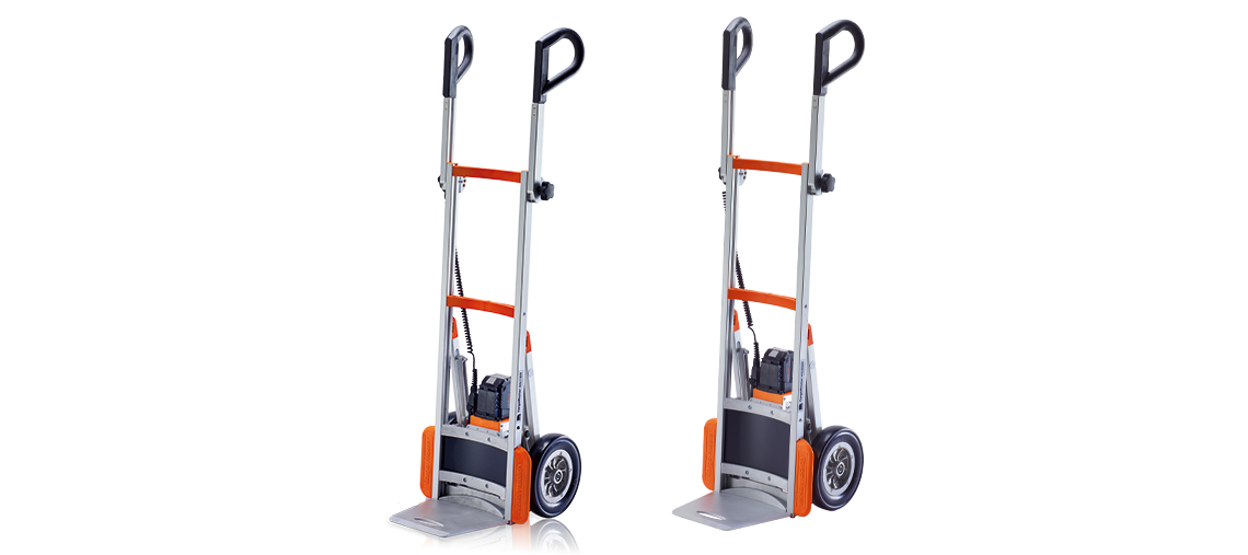 A Bosch Professional transport device with orange and silver details.