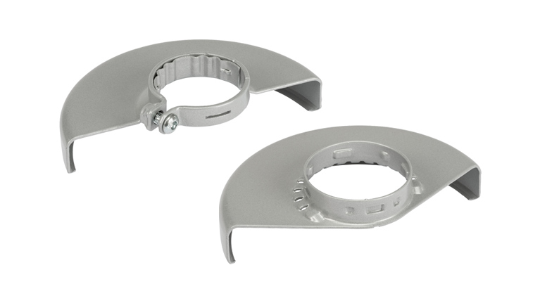 Did you know? Two gray Bosch Professional tool parts are lying next to each other.