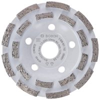 A Bosch Professional diamond cutting blade with gray segments.